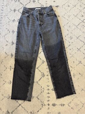 Pacsun Straight 2 Tone Charcoal Denim Jeans